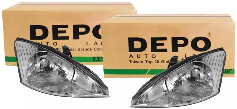 DEPO REFLEKTORY LAMPY PRZÓD FORD FOCUS MK1 98-01