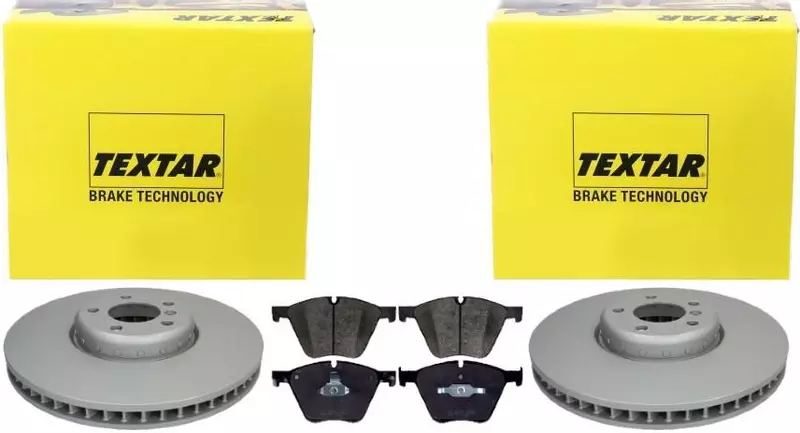 TEXTAR TARCZE+KLOCKI PRZÓD BMW 5 GT F07 7 F01 F02 374MM