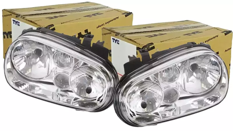 TYC REFLEKTORY LAMPY PRZÓD KPL VW GOLF IV