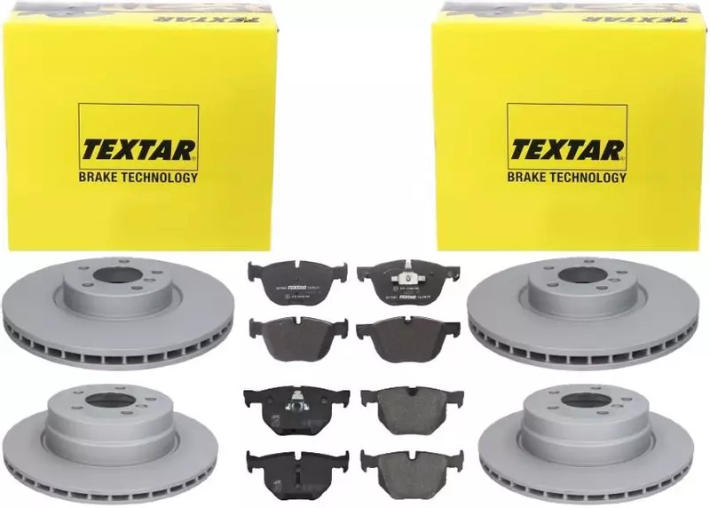 TEXTAR TARCZE+KLOCKI P+T BMW X5 E70 F15 X6 E71 F16 348MM