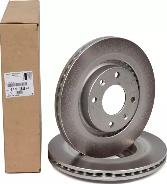 OE PSA TARCZE HAMULCOWE PRZÓD C2 C3 DS3 CORSA F 207 208 301 2008 266MM