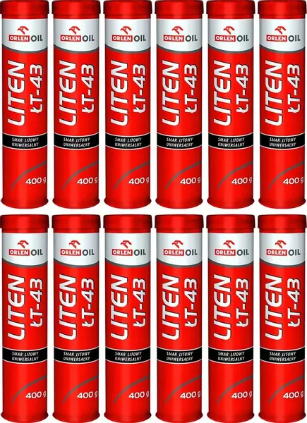 ORLEN SMAR LITOWY ŁOŻYSKOWY OIL 400G TUBA 12SZT