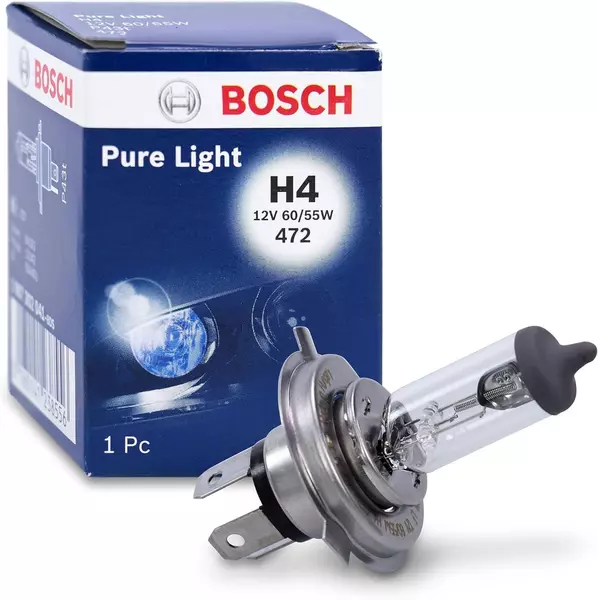 BOSCH ŻARÓWKA H4 PURE LIGHT 12V 60/55W KARTONIK