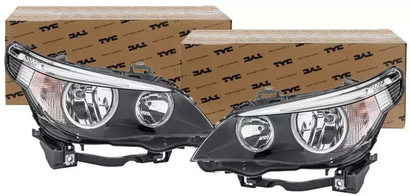 TYC REFLEKTORY LAMPY PRZÓD BMW 5 E60 E61