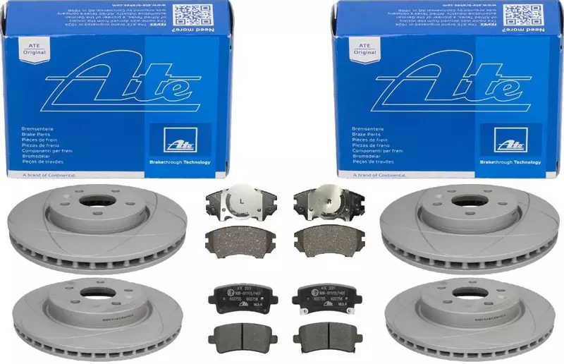 ATE TARCZE PD+KLOCKI PRZÓD+TYŁ OPEL INSIGNIA A SAAB 9-5 321+315MM