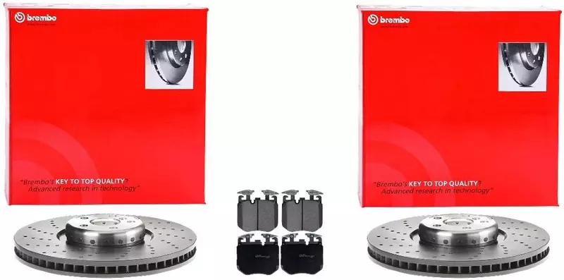 BREMBO TARCZE+KLOCKI PRZÓD BMW 5 G30 G31 7 G11 G12 395MM