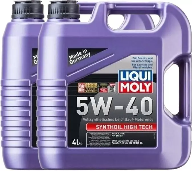 LIQUI MOLY SYNTHOIL HIGH TECH 5W40 SN/CF A3/B4 8L