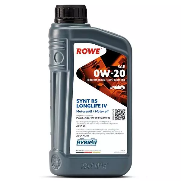 ROWE OLEJ HIGHTEC SYNT RS LONGLIFE IV 0W20 1L