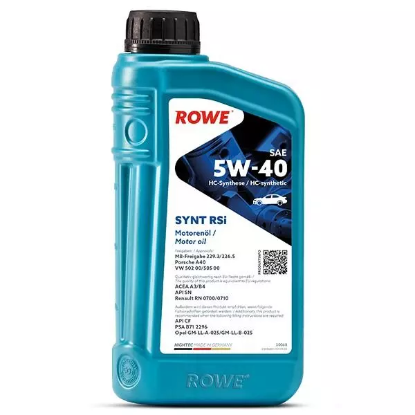 ROWE OLEJ HIGHTEC SYNT RSi 5W40 1L