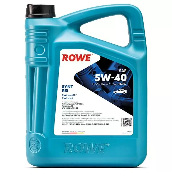 ROWE OLEJ HIGHTEC SYNT RSi 5W40 4L