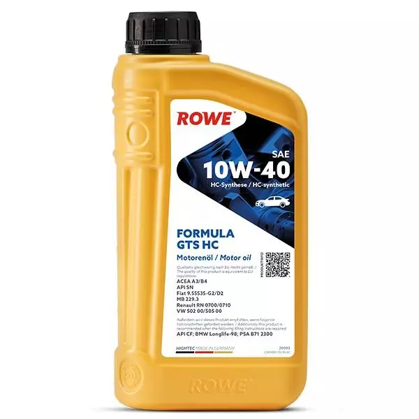 ROWE OLEJ HIGHTEC FORMULA GTS HC 10W40 1L