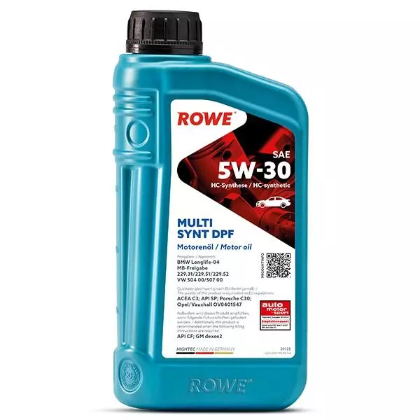 ROWE HIGHTEC MULTI SYNT DPF OLEJ SILNIKOWY 5W30 1L