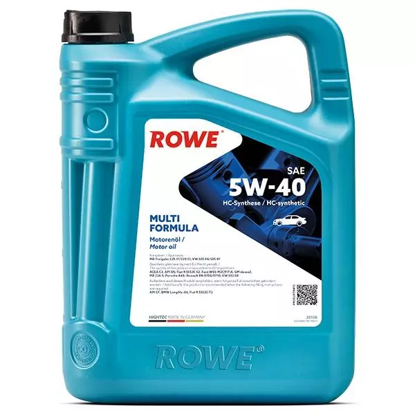 ROWE OLEJ HIGHTEC MULTI FORMULA 5W40 5L