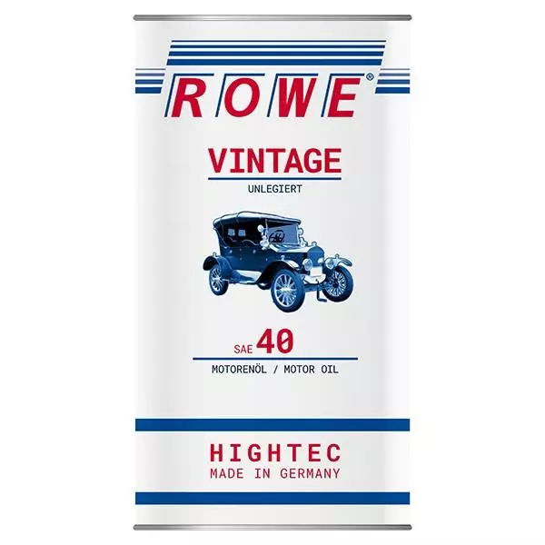 ROWE OLEJ HIGHTEC VINTAGE SAE 40 UNLEGIERT 5L