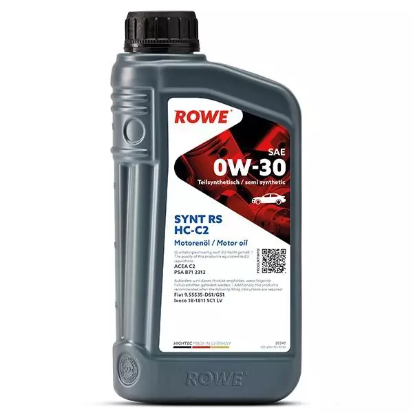 ROWE OLEJ HIGHTEC SYNT RS HC-C2 0W30 1L