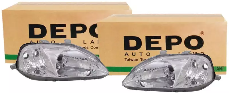 DEPO REFLEKTORY LAMPY PRZÓD HONDA CIVIC VI 99-01