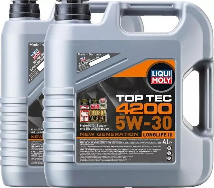 LIQUI MOLY TOP TEC 4200 5W30 LONGLIFE III 9L