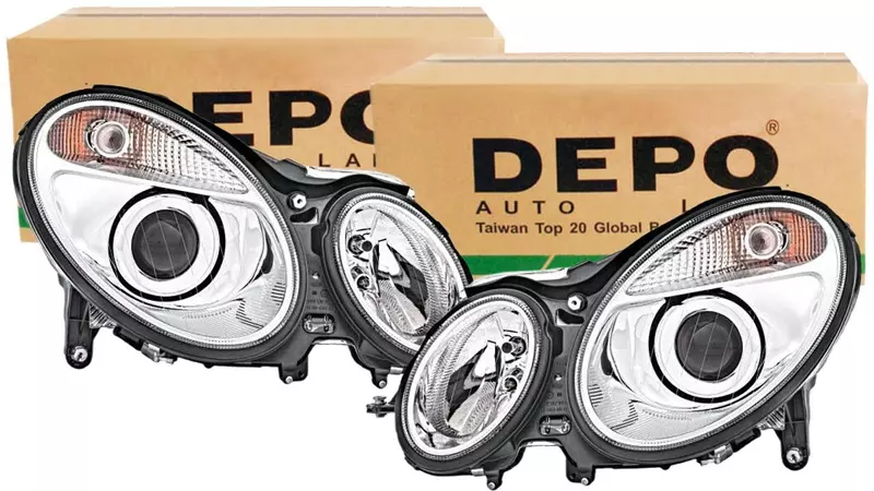 DEPO REFLEKTORY LAMPY PRZÓD MERCEDES E W211 02-06