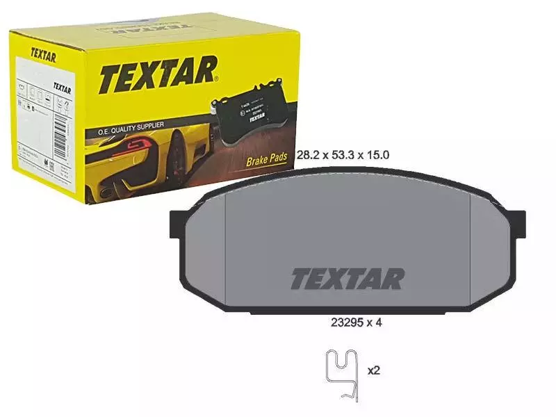 TEXTAR KLOCKI HAMULCOWE 2329501