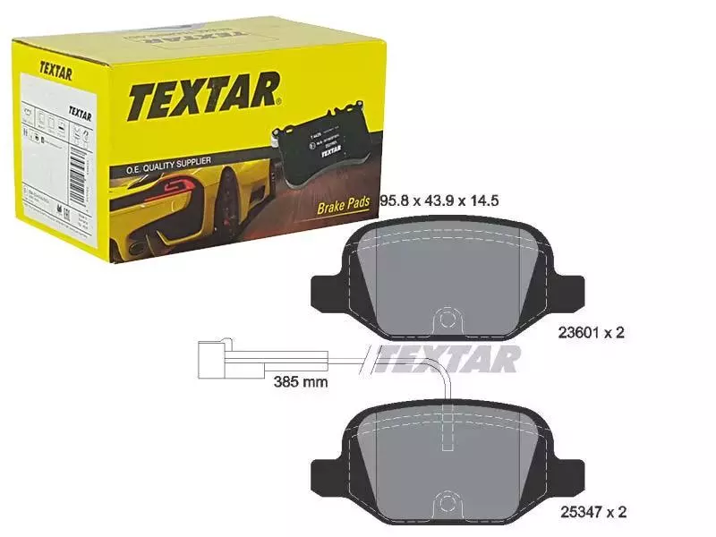 TEXTAR KLOCKI HAMULCOWE 2360104