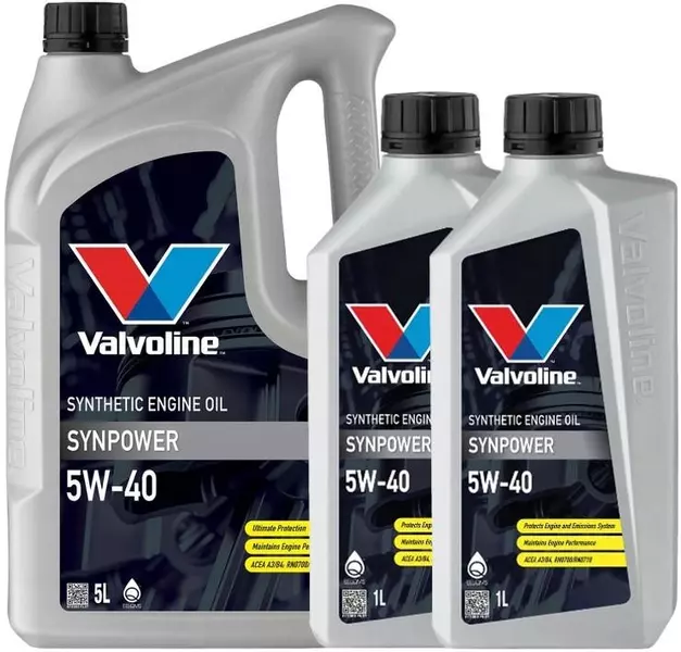 VALVOLINE SYNPOWER 5W-40 VW502.0/505 BMW LL-98 7L