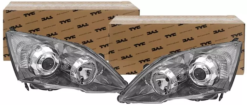 TYC REFLEKTORY LAMPY PRZÓD KPL HONDA CR-V III 06-