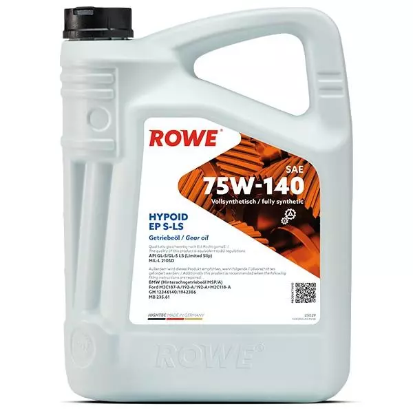 ROWE OLEJ HIGHTEC HYPOID EP SAE 75W-140 S-LS 5L