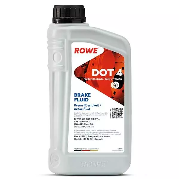 ROWE DOT4 BRAKE FLUID PŁYN HAMULCOWY 1L