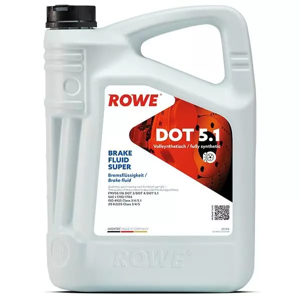 ROWE PŁYN HAMULCOWY BRAKE FLUID SUPER DOT 5.1 5L