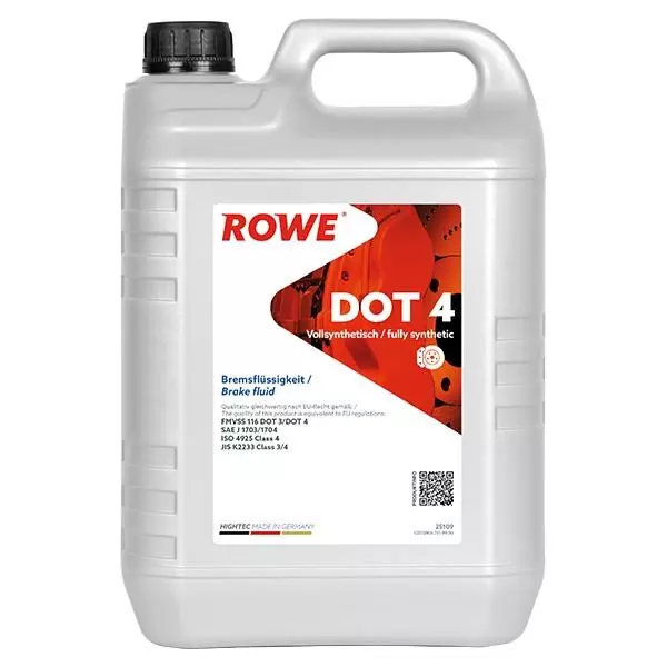 ROWE PŁYN HAMULCOWY HIGHTEC DOT 4 5L