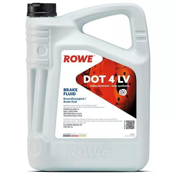 ROWE PŁYN HAMULCOWY HIGHTEC DOT 4 LV 5L