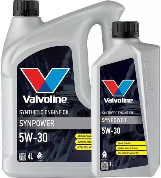 VALVOLINE SYNPOWER 5W30 A3/B4 SL/CF VW502/505 5L