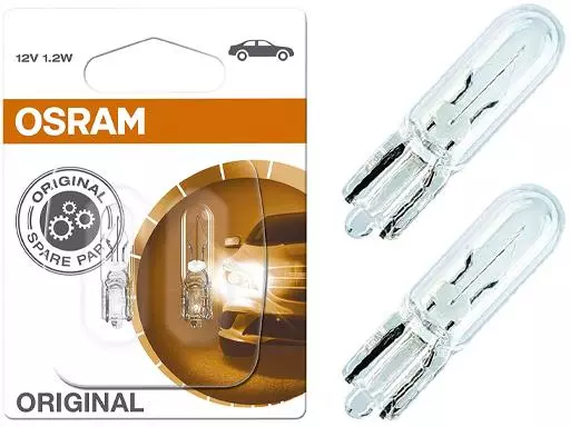 OSRAM ORIGINAL ŻARÓWKI W1,2W 12V 1,22W DUO