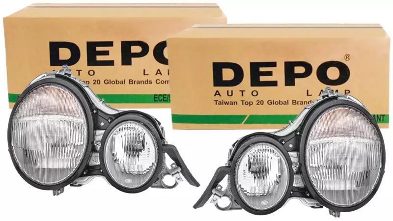 DEPO REFLEKTORY LAMPY PRZÓD MERCEDES E W210 95-98