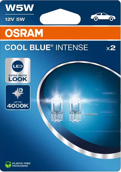 OSRAM COOL BLUE INTENSE ŻARÓWKI W5W DUO KPL