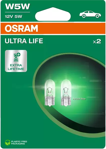 OSRAM ULTRA LIFE ŻARÓWKI W5W DUO BLISTER