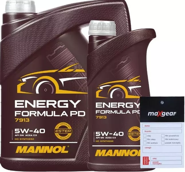 MANNOL 7913 FORMULA PD OLEJ SILNIKOWY 5W40 6L + ZAWIESZKA