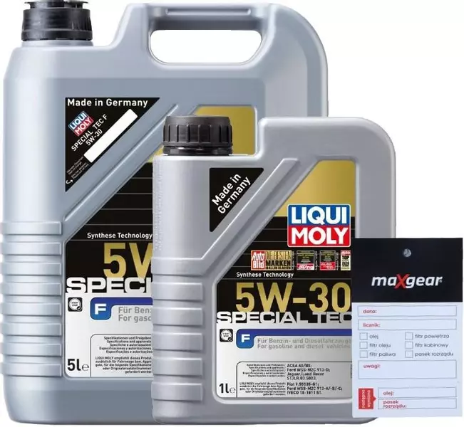 LIQUI MOLY SPECIAL TEC F 5W30 A5/B5 FORD 6L + ZAWIESZKA