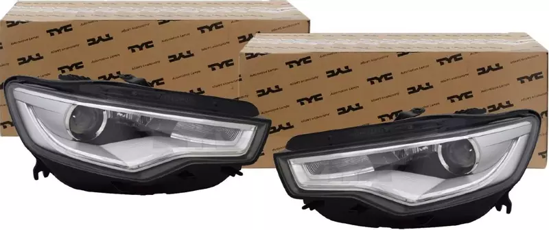 TYC REFLEKTORY LAMPY PRZÓD KPL AUDI A6 C7