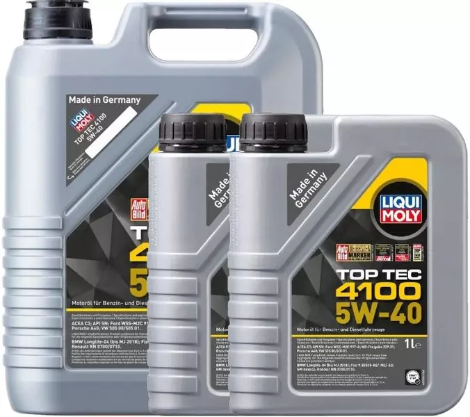 LIQUI MOLY TOP TEC 4100 5W40 C3 SN/CF 7L