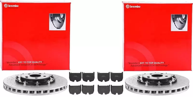 BREMBO TARCZE+KLOCKI PRZÓD MERCEDES CLS55 C219 SL55 R230 AMG 280MM