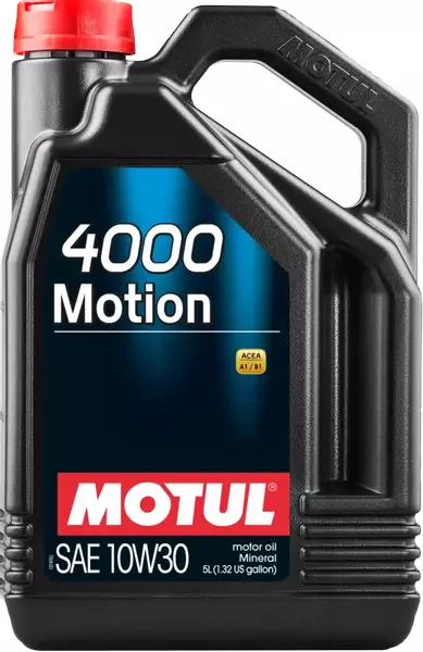 MOTUL 4000 MOTION 10W30 API SL/CF ACEA A1/B1 5L