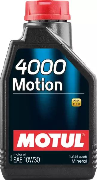 MOTUL 4000 MOTION 10W30 API SL/CF ACEA A1/B1 1L