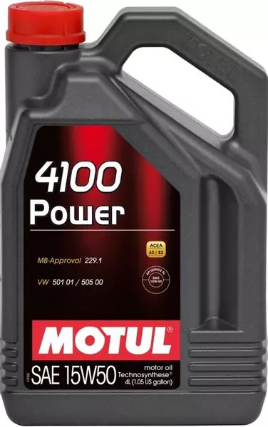 MOTUL 4100 POWER 15W50 A3/B4 API SL/CF 4L