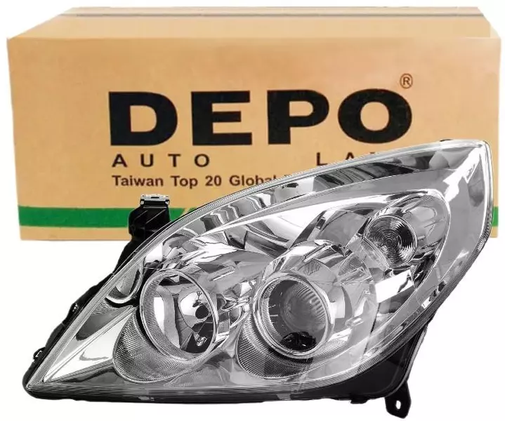 DEPO REFLEKTOR PRZEDNI LE OPEL VECTRA C FL CHROM