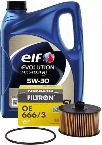 ELF FULL-TECH R 5W30 5L+FILTR OLEJU OE666/3