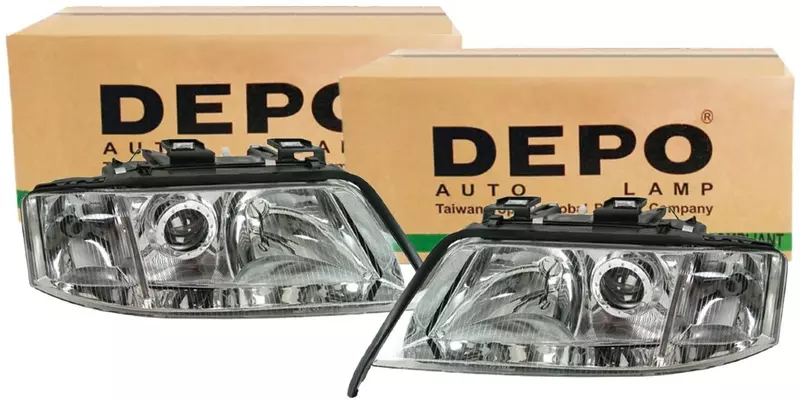 DEPO REFLEKTORY LAMPY PRZÓD AUDI A6 C5 97-98 2 SZT