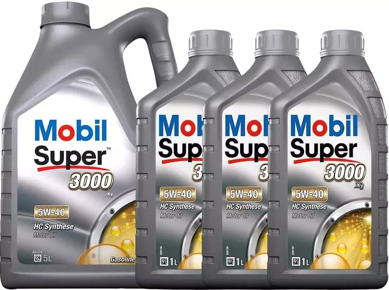 MOBIL SUPER 3000 X1 5W40 A3/B4 SN/SM 8L