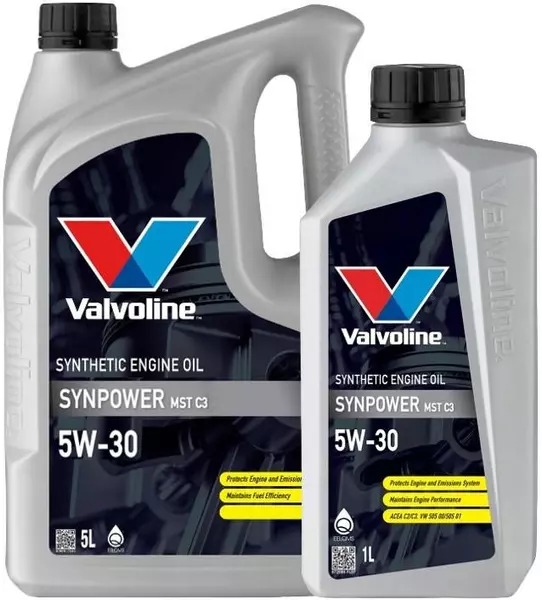 VALVOLINE SYNPOWER MST C3 5W30 SN/CF DEXOS2 6L