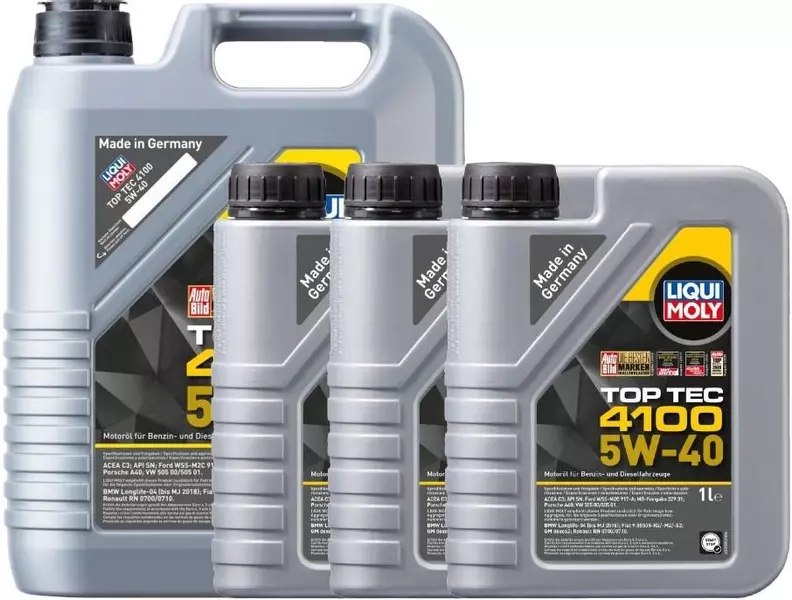 LIQUI MOLY TOP TEC 4100 5W40 C3 SN/CF 8L